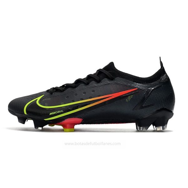 Nike Mercurial Vapor Elite FG Negro x Prisma Negro Amarillo Rojo